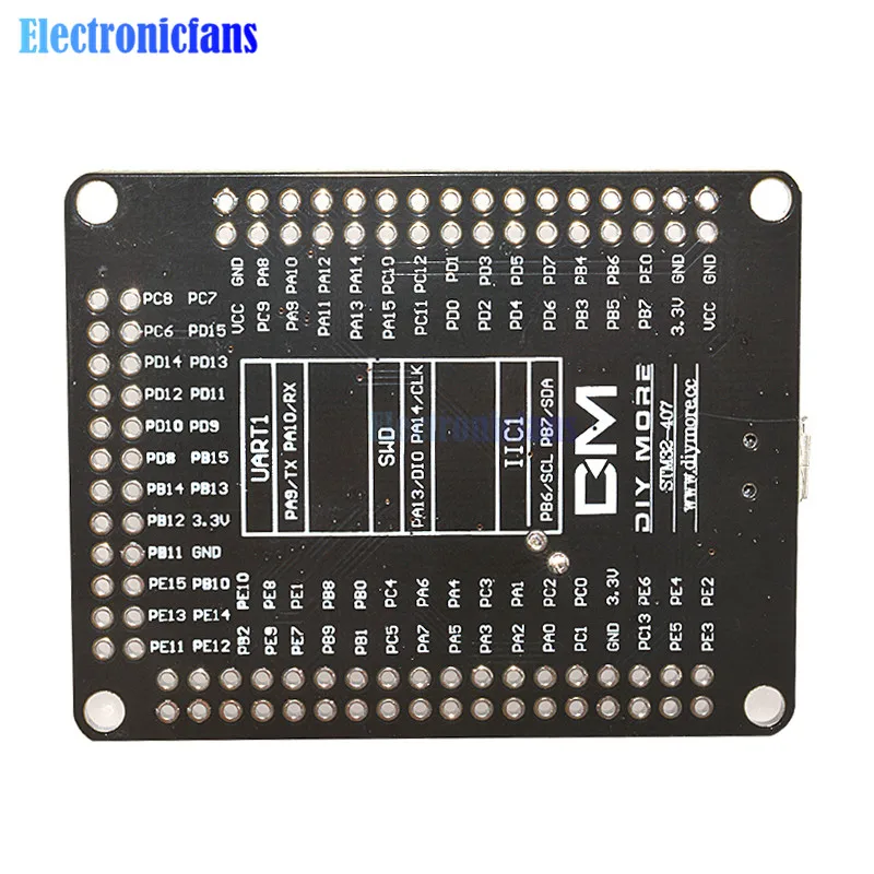 STM32F4discovery STM32F407VGT6 ARM Cortex-M4 32 бит MCU ядро макетная плата SPI IEC IIC UART ISC интерфейс SDIO модуль