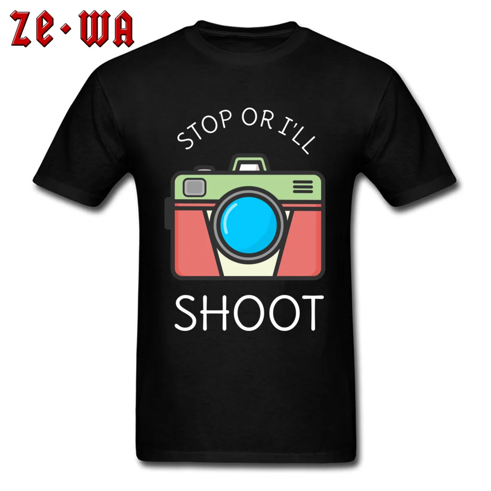 Casual Short Sleeve Tops Tees ostern Day Fashion Round Collar 100% Cotton Tops Shirt Men Top T-shirts Cool Photography Pun Cool Photography Pun black