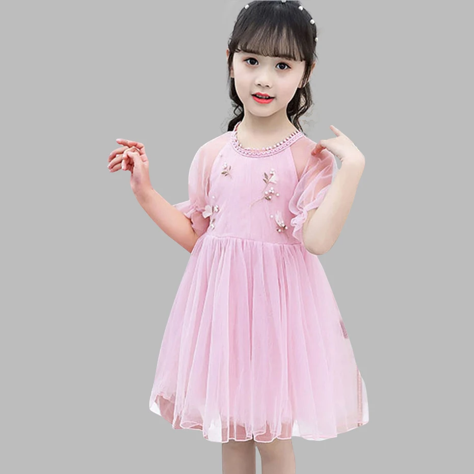 Платья принцессы для девочек, платья с цветочной вышивкой летнее платье для девочек подростковая одежда для девочек 6, 8, 10, 12, 13, 14 лет