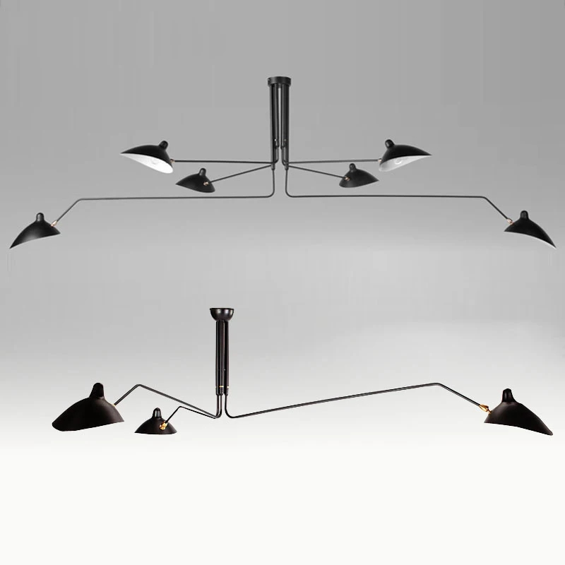 Aliexpress Com Nordic Ceiling Lamp Black 3 Arms Serge Aliexpress Com Nordic Ceiling Lamp Black 3 Arms Serge Mouille Lights Duckbill Replica Rotating Dining Room Kitchen Lighting Fixtures From