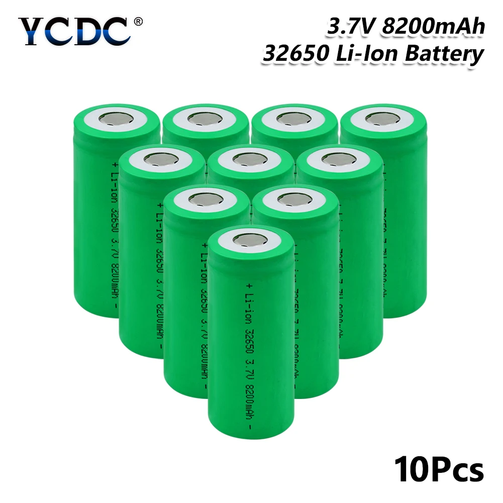 YCDC 3,7 V 8200mAh перезаряжаемый 5с высокоразрядный LiFePO4 32650 литиевая батарея для резервного питания фонарика