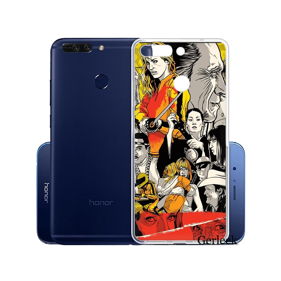 Чехол для телефона Kill Bill Movie Drawing Huawei Honor 6A 7A 7C 7X8X8 9 10 Lite Play мягкие чехлы из