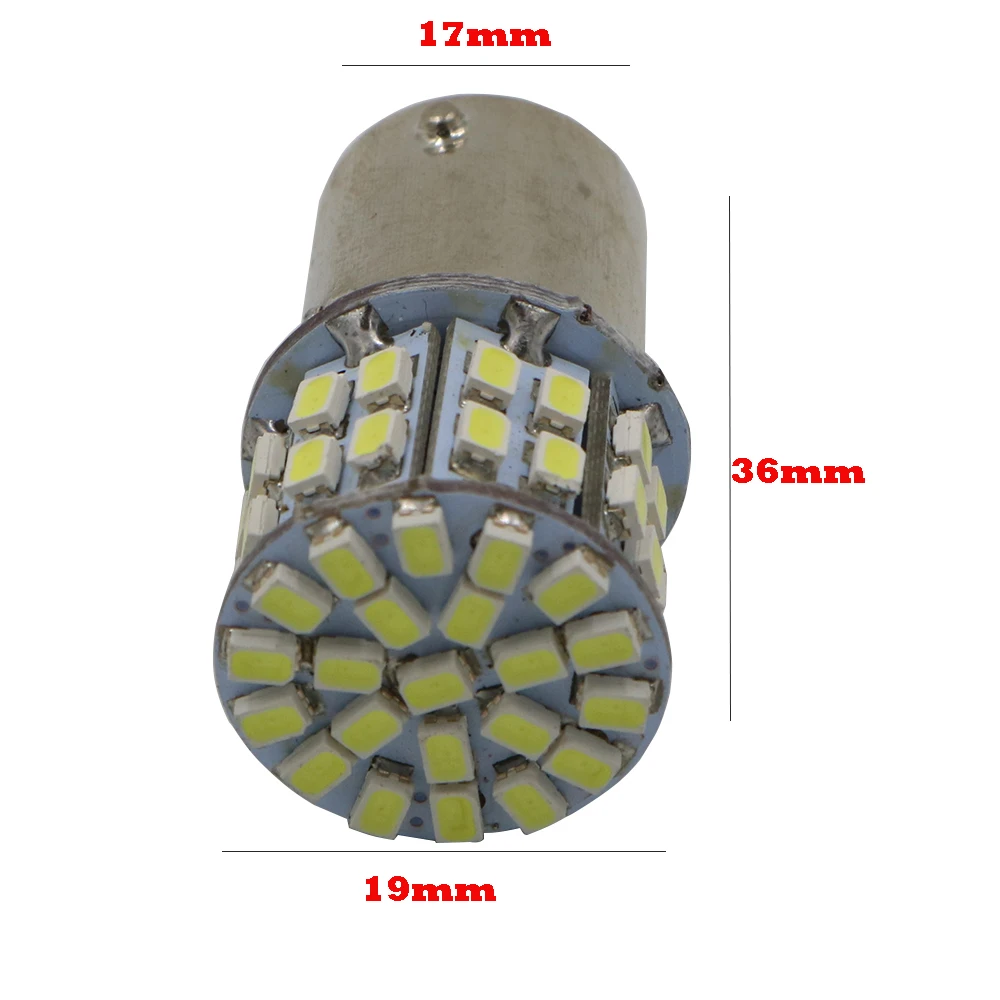 YSY 50 шт. 50SMD 1206 12В/24В Высокое качество BA15S 1156 P21W Led SMD автомобильный стоп сигнал S25
