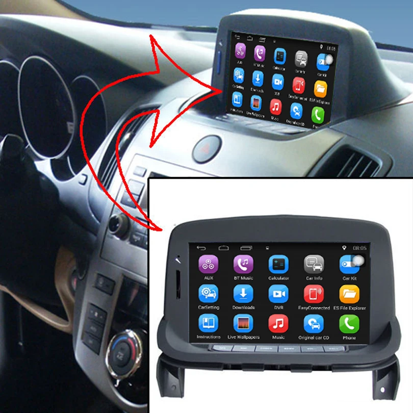  Upgraded Original Car multimedia Player Car GPS Navigation Suit to KIA Forte Support WiFi Smartphon