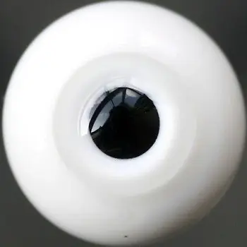 

[wamami] 14mm White Glass Eyes Outfit Black Pupil For BJD Doll AOD Dollfie