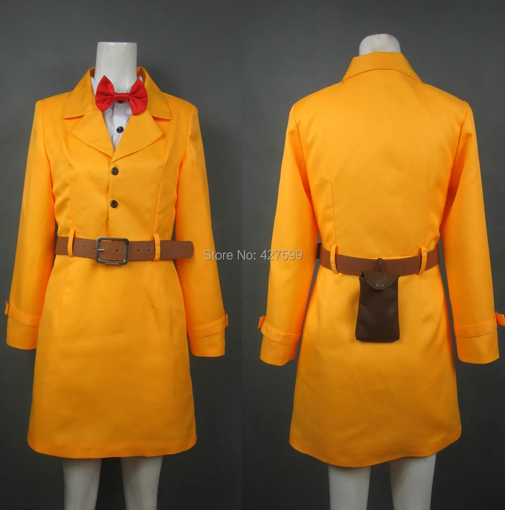 Professor Layton Emmy Altava Cosplay Costume Halloween Costumes With