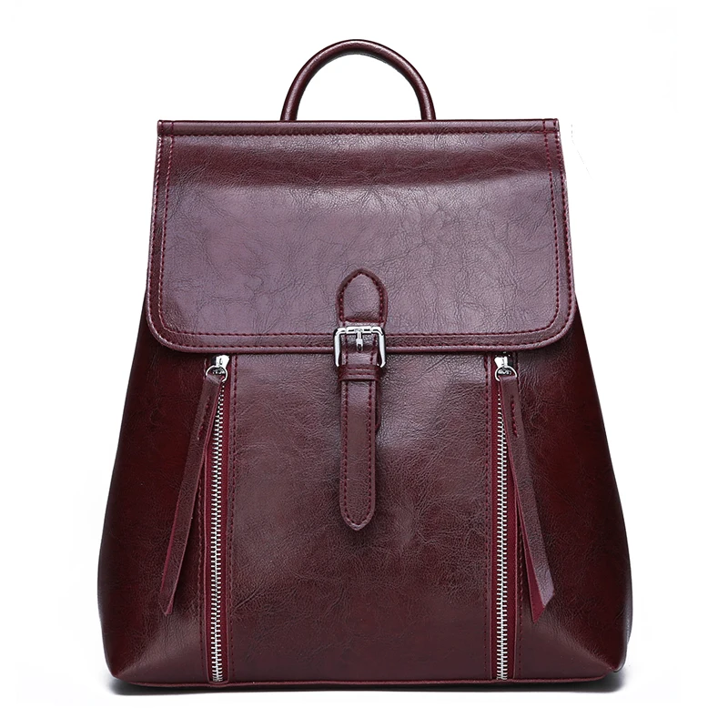 

Soperwillton Backpack Youth Female Shoulder Bag Anti Theft PU Leather Backpacks for Teenage Girls Female School Bag mochila