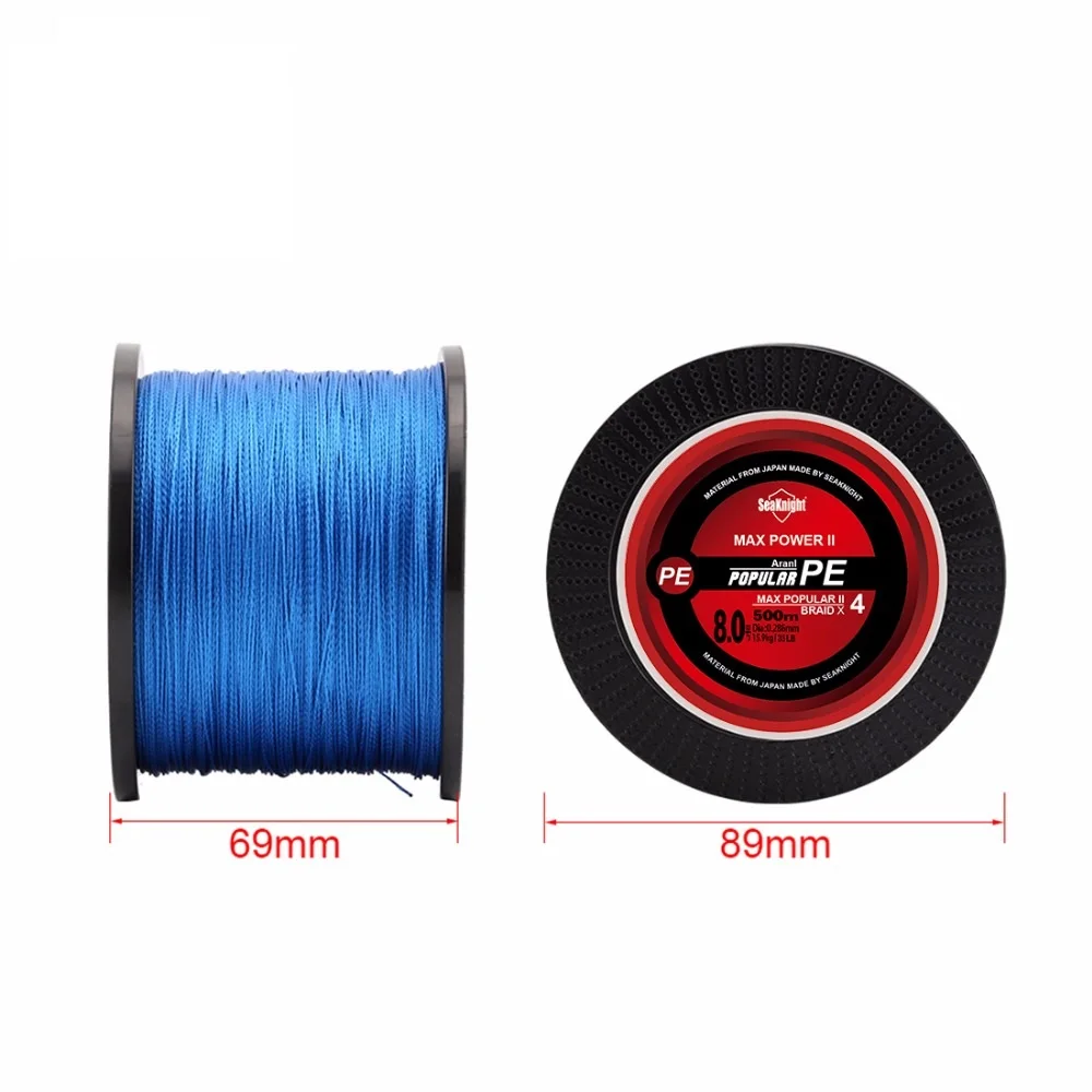 الجودة 500 متر ماركة بليد سلسلة نوعية جيدة multifilament خط الأسماك حبل 8 10 20 30 40 اليابان pe مضفر الصيد خط