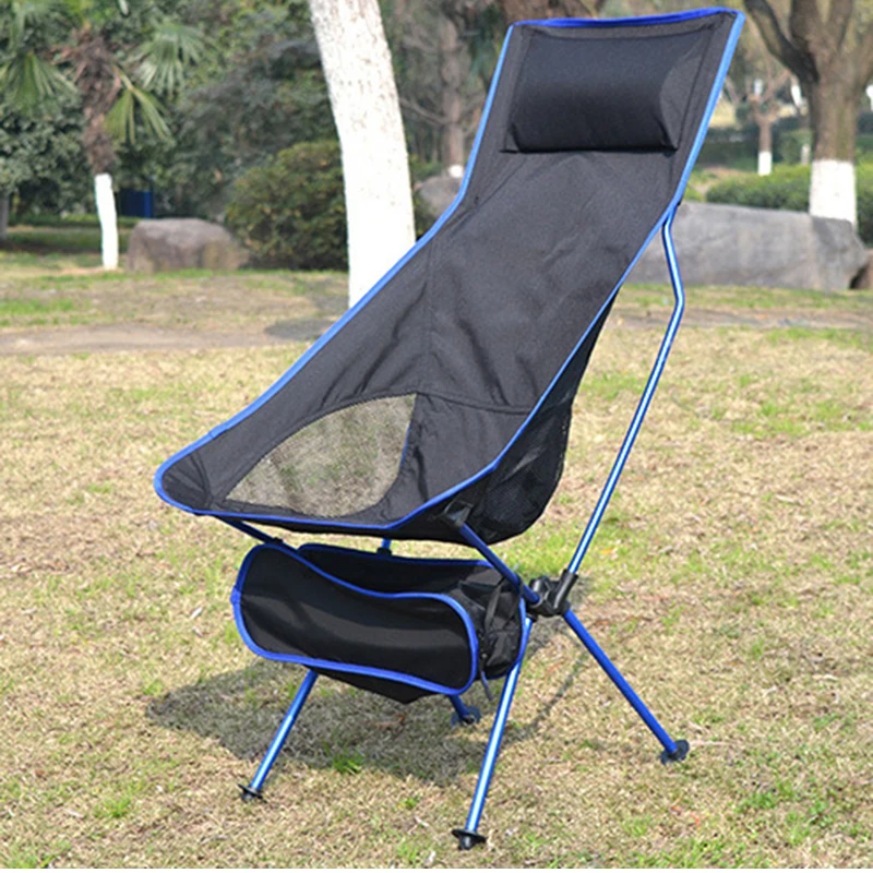 Collapsible Camping Chair Outdoor Lightweight Foldable Chair with Storage Bag Portable Fold up Hiking Picnic Fishing BBQ folding chair