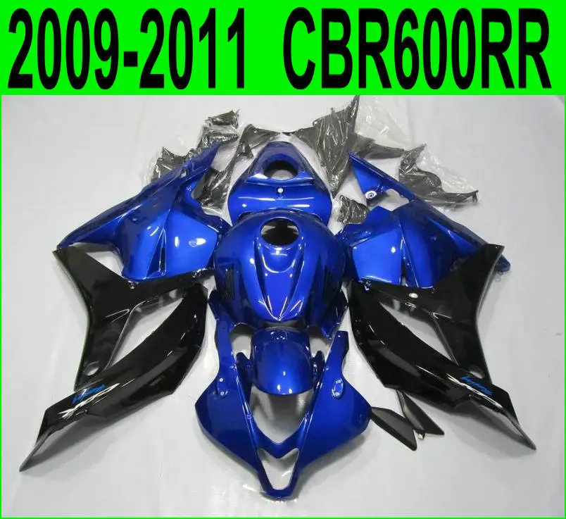 Набор обтекателей для Honda CBR 600RR 2009 2011 2012 (синий металлик) cbr600 rr 09 10 11 Обтекатели SZ52 |