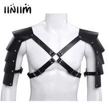 Мужское белье, одежда из искусственной кожи, нагрудный ремень для тела костюм бандаж, ремни на плечо, нарукавники, пряжки с уплотнительными кольцами, ремни для мужчин