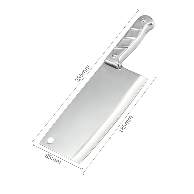 Stainless Steel Medium Duty Cleaver Chef Butcher Chopping Knife Heavy Duty Meat Cleaver Very Sharp and Durable Kitchen Knife