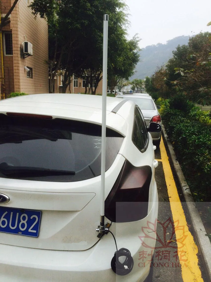 Car mobile radio fiberglass antenna UHF male UV dual band solid antenna 144 430M UHF male best antenna for rak miner