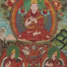 Тибет Непал Танк зеленая статуя Будды Guan Yin exorcism мир богатства