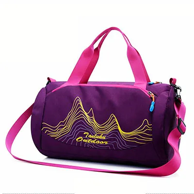 Сумка для плавания, спортивная сумка для путешествий и плавания, водонепроницаемая сумка для плавания, тренировочные сумки через плечо - Цвет: Purple