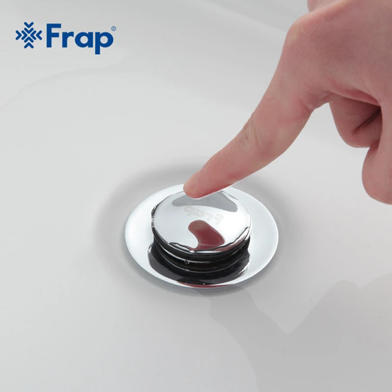 

Frap new Modern style Bathroom basin waste Pop Up Waste Vanity Vessel Sink Drain With overflow hole floor drain Basin F66 F66-2