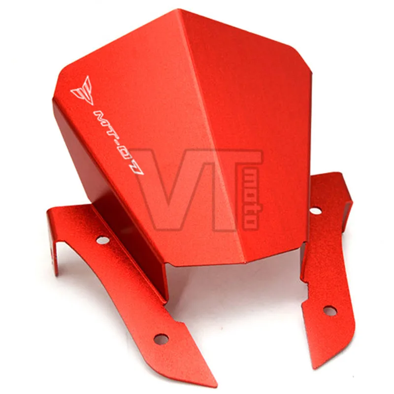 Modern come With Windshield Bolts Red Motorcycle Wind shield Windscreen Shield Aluminum Fairing For Yamaha MT07 2013-2015 | Автомобили и