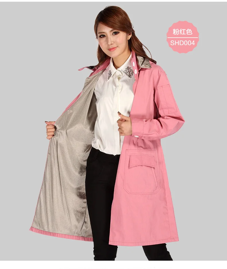 Рисунок 3 - Женское Двухслойное пальто из серебристого