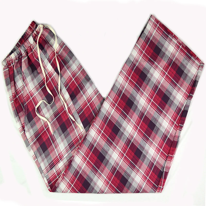Super Soft Comfortable 100% Cotton Plaid Spring Summer Women's Sleep bottoms,Pajamas Bottoms,Sleepwear Pants,Women pyjamas Pants002