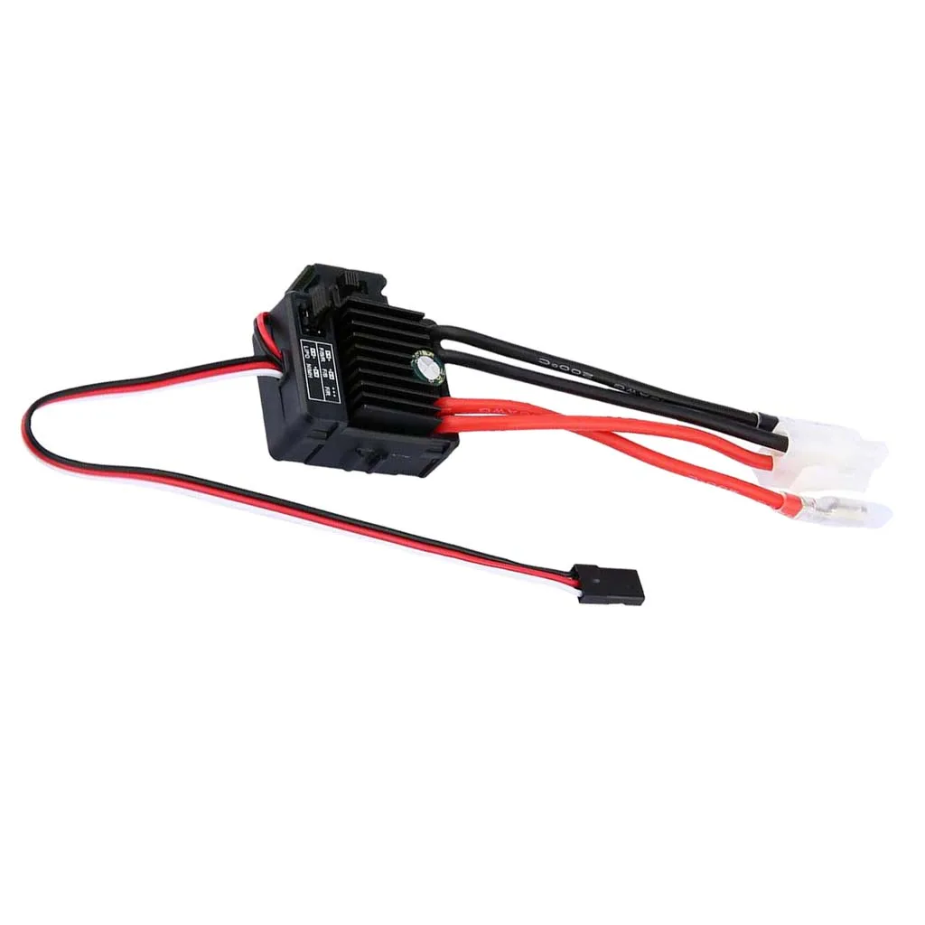 Waterproof Brushed 60A ESC for 1/10 Scale RC Cars Rock Crawler Monster Truck