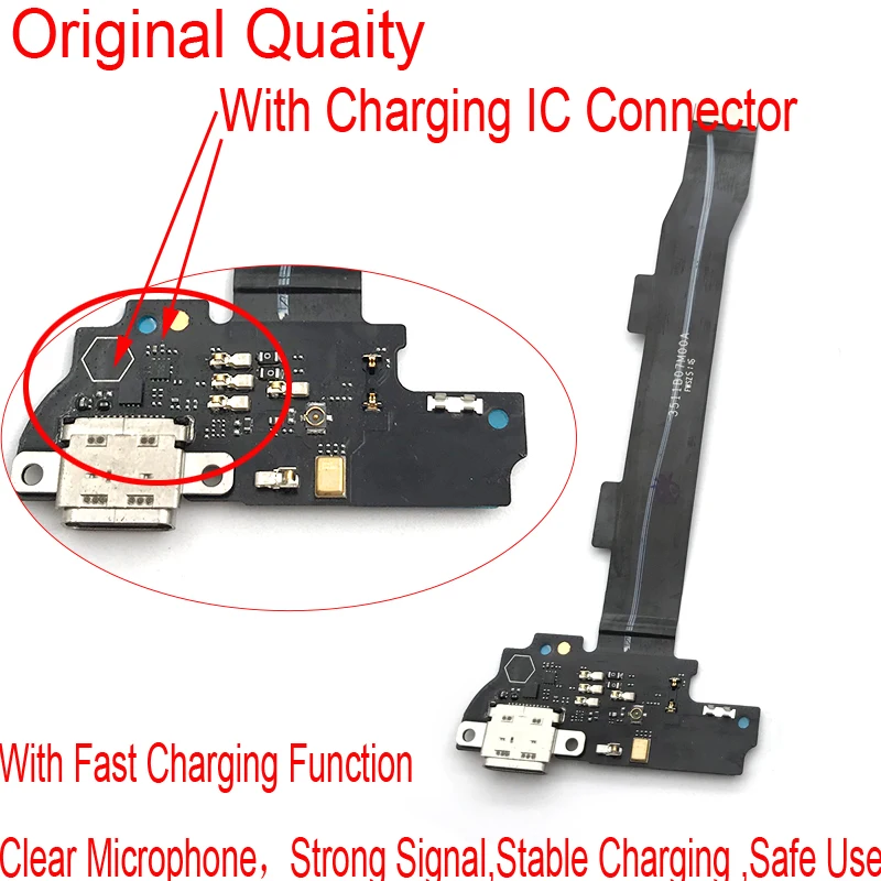 

New For Xiaomi Mi 5S PLUS USB Charging Port Micro Dock Connector Flex Cable Board Repair Parts Replacement