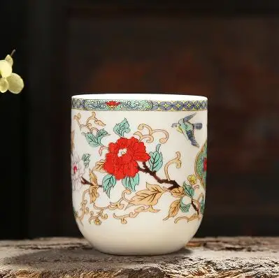 TANGPIN большая емкость сине-белая керамическая чайная чашка кофейные чашки фарфоровая китайская чайная чашка кунг-фу посуда для напитков - Цвет: Style N