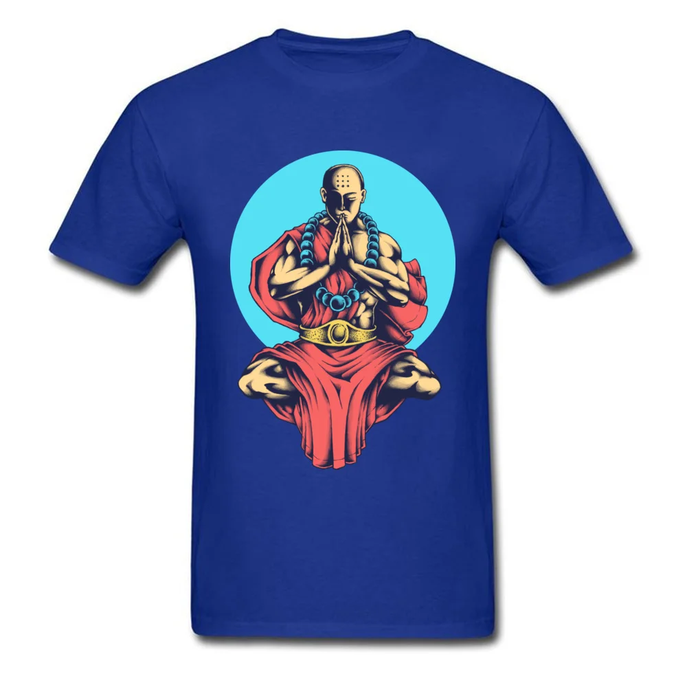 Inner Peace cosie Tops T Shirt Short Sleeve for Men 100% Cotton Summer/Autumn O-Neck T-shirts Casual T-shirts Family Inner Peace blue