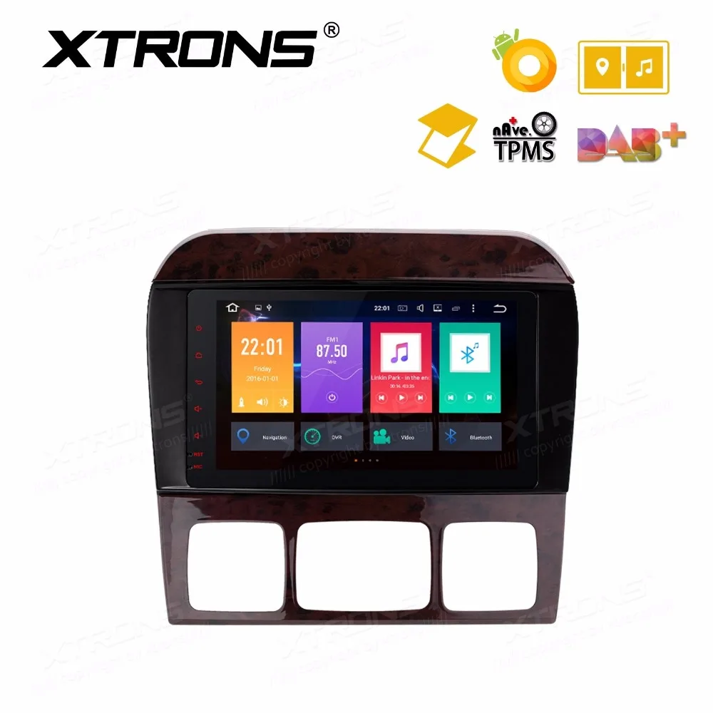 Best 8" Android 8.0 OS Car Multimedia Navigation GPS Radio for Mercedes-Benz S-Class W220 1998-2005 with Car Play Function Support 4