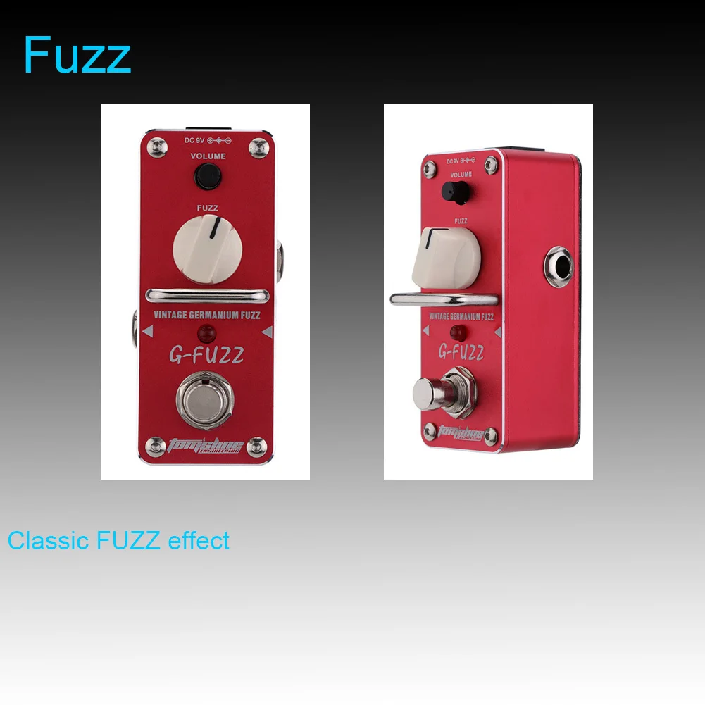 Tomsline Гитары эффект мини педали один эффекты тюнер хора Overdrive Booster Fuzz d.i эхо реверберации Wah равных сжатия педаль