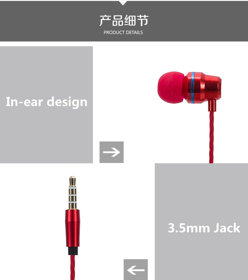 YODELI B5 In Ear Earphone 3.5mm Wired Earbuds Colorful Bass Headset Earphones with Mic for Mobile phone Universal MP3 MP4 PC (11)