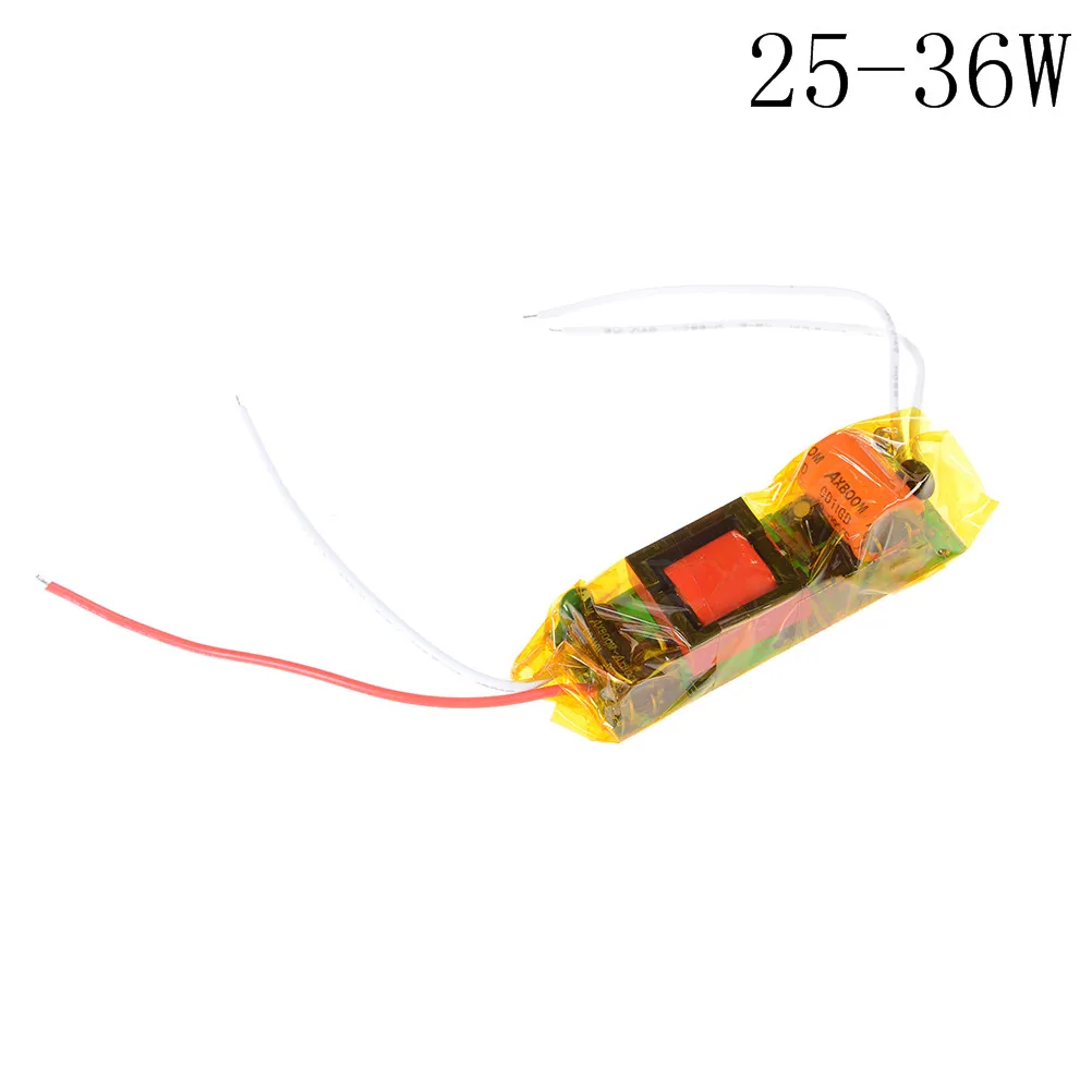 1-36 Вт Светодиодный драйвер лампы вход AC100-265V источник питания встроенный трансформатор постоянного тока для DIY светодиодный - Цвет: 25-36W