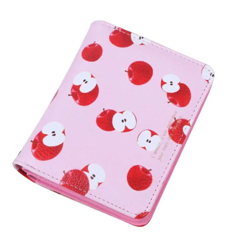 

New Arrival Women Wallet Fashion Women Cute Apple Fruit Cash Card Case Handbag Bag Purse portfolios woman sacoche homme