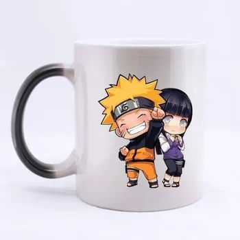 

Japan Anime Cartoon Naruto In Love Photo Morphing Coffee Mugs Transforming Morph Mug Heat Changing Color Ceramic Tea Art Cup
