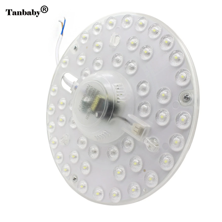 Tanbaby AC220V SMD2835 12 Вт 18 Вт 24 Вт 32 Вт светодиодный модуль круглый потолочный светильник светодиодный s светильник Теплый холодный белый