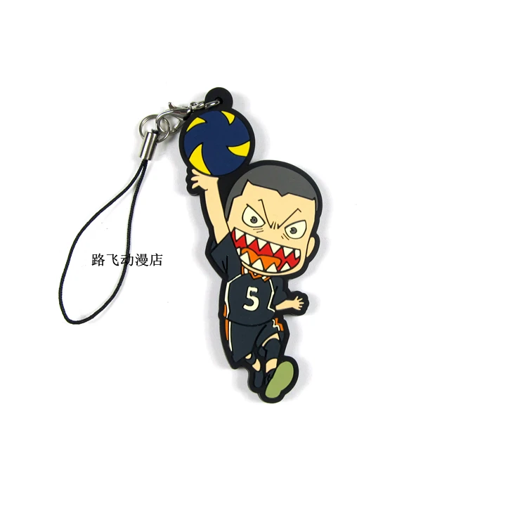 Экшн фигурка Haikyuu Hinata Shoyo Tanaka Ryunosuke Takeda Iitetsu Sugawara Koushi модель аниме резиновый брелок