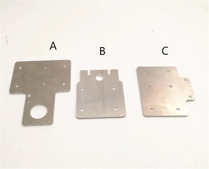 Funssor FLSUN Prusa алюминиевая X каретка и X Крепление для шагового двигателя/Натяжная пластина для обновления FLSUN Prusa i3 Запчасти для 3D принтера