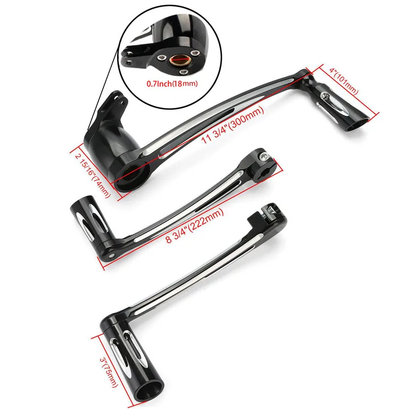 Deep Cut Brake Arm Kit Shift Lever with Shifter Pegs1 (10)