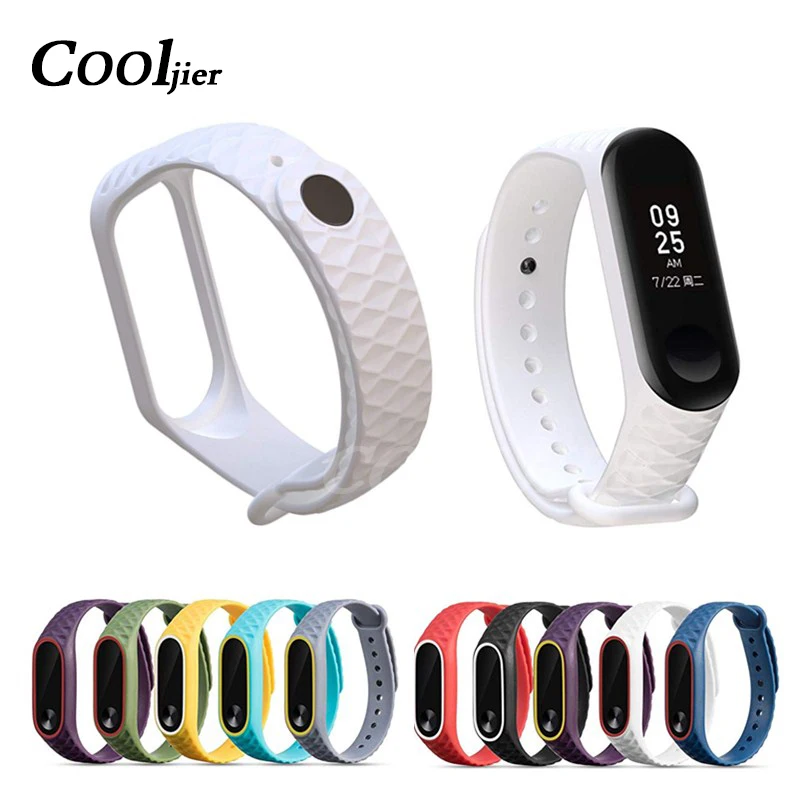 

For Xiaomi Mi Band 3 Strap Colorful Waterproof Wristband Replacement Smart Band Accessories For Mi Band 3 Silicone Straps