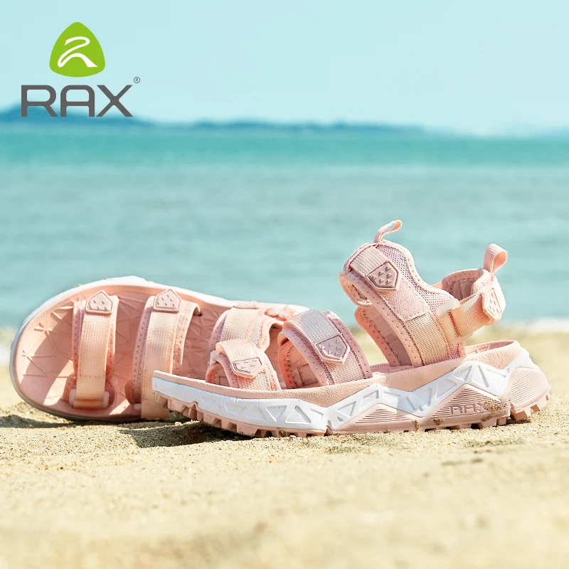 RAX/мужские спортивные сандалии; сезон лето; пляжные сандалии для мужчин; Водонепроницаемая Обувь для треккинга; Мужская дышащая обувь; Женская быстросохнущая обувь