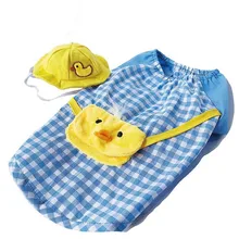 Собака Одежда с сумка и шляпа свитер для собаки для маленьких собак жилет Повседневное щенок Костюмы для кошек Французский бульдог Бишон Костюмы