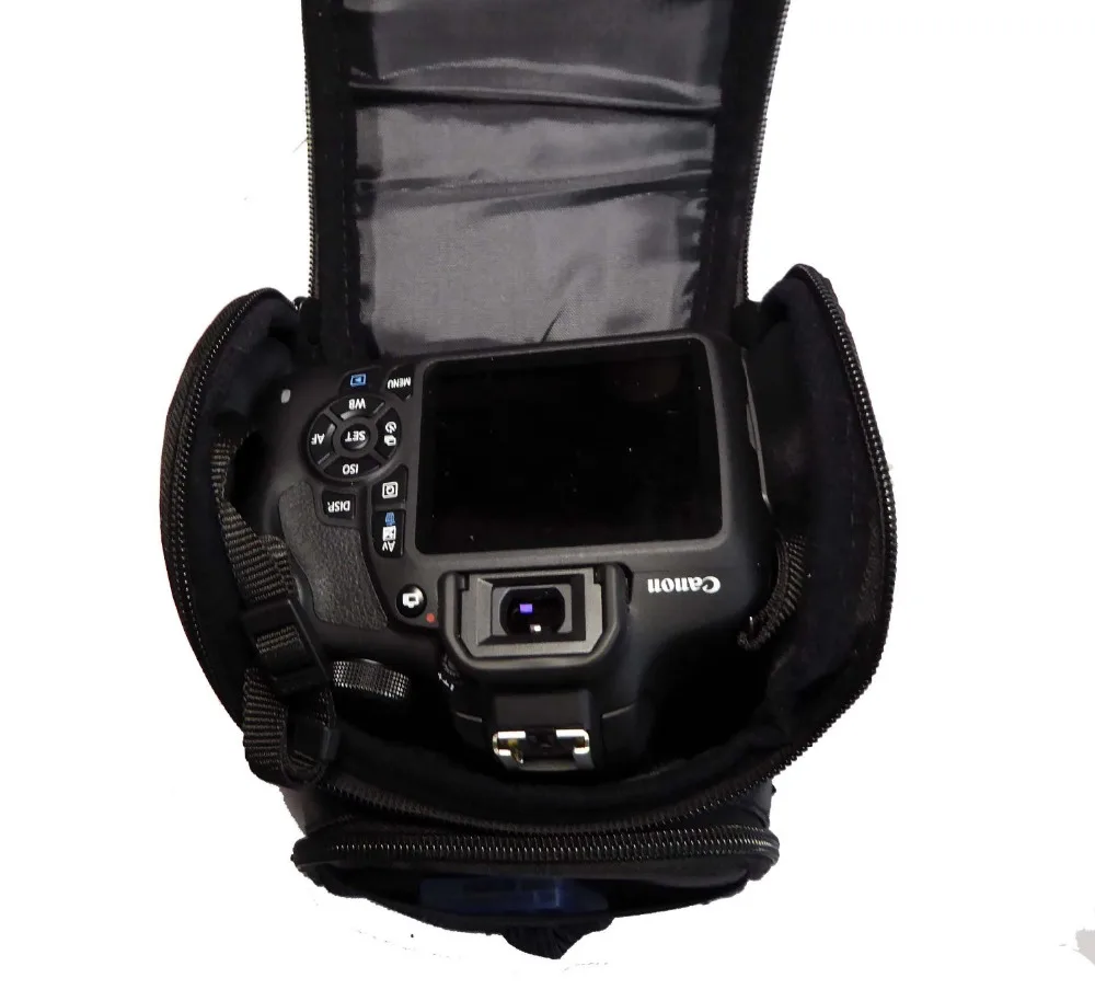 DSLR Камера сумка чехол для цифровой однообъективной зеркальной камеры Canon EOS титановый Электролитный электрод со случайно выбранным R 4000D 3000D 2000D 1500D 1300D 1200D 200D 250D 800D Nikon Z6 Z7 D3400 D3500 D5600 D5500