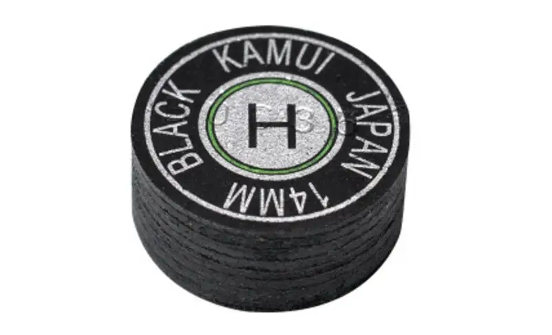 Black 14mm H KAMUI бильярдный кий наконечник для снукера наконечник для бильярдного кия наконечник для снукера Профессиональный наконечник для бильярдных аксессуаров Сделано в Японии - Цвет: Black 14mm H