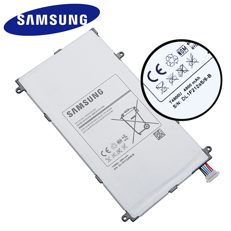 Samsung оригинальный T4800U T4800E samsung Галактики вкладка Pro 8 4 в SM T321 T325 T320 таблетки Батарея