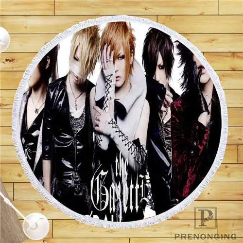 

Custom DIY Customized Microfiber Fabric The-Gazette (1) Round Beach Blanket Towel Printed on Demand 150cm #19-01-28-4-146