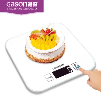 

Gason C1 15kg black white balance digital electronic food kitchen scale weight household scales steelyard 1g gram table tools