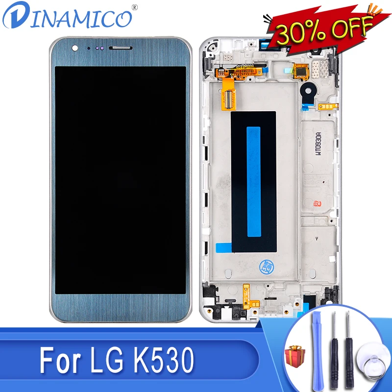 

Dinamico Promotion 5.2inch Lcd X Cam Display Replacement Display For LG K580 Lcd With Touch Screen Digitizer Assembly With Frame
