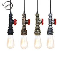 Lámpara colgante clásica Steampunk de hierro industrial para Loft, lámpara colgante E27, luces colgantes led para dormitorio, bar, restaurante, cocina