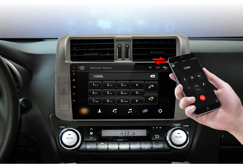 Junsun 2G+ 32G Android 8,1 для Toyota Land Cruiser Prado J150 2009-2013 авто 2 din автомагнитола стерео плеер gps навигация