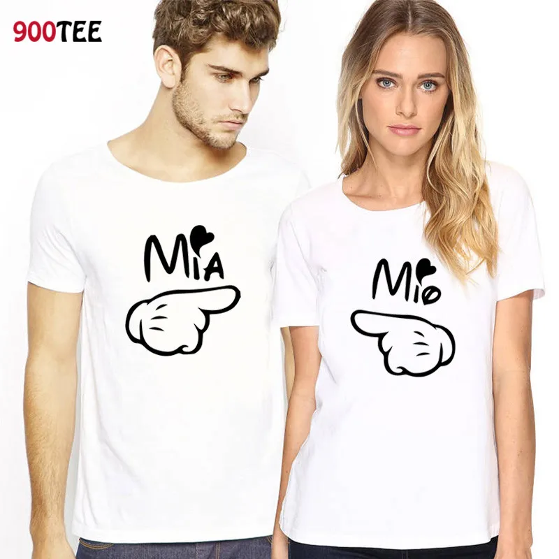 New Fashion Brand Couple T Shirt for Lovers Short Sleeve O-neck Funny T-shirt Women Valentine Tshirt Couple Clothes Loose Tops New Fashion Brand Couple T Shirt for Lovers Short Sleeve O-neck Funny T-shirt Women Valentine Tshirt Couple Clothes Loose Tops