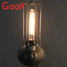 Винтажный стиль ретро Сельский Эдисон Лофт промышленный Ресторан настенный светильник